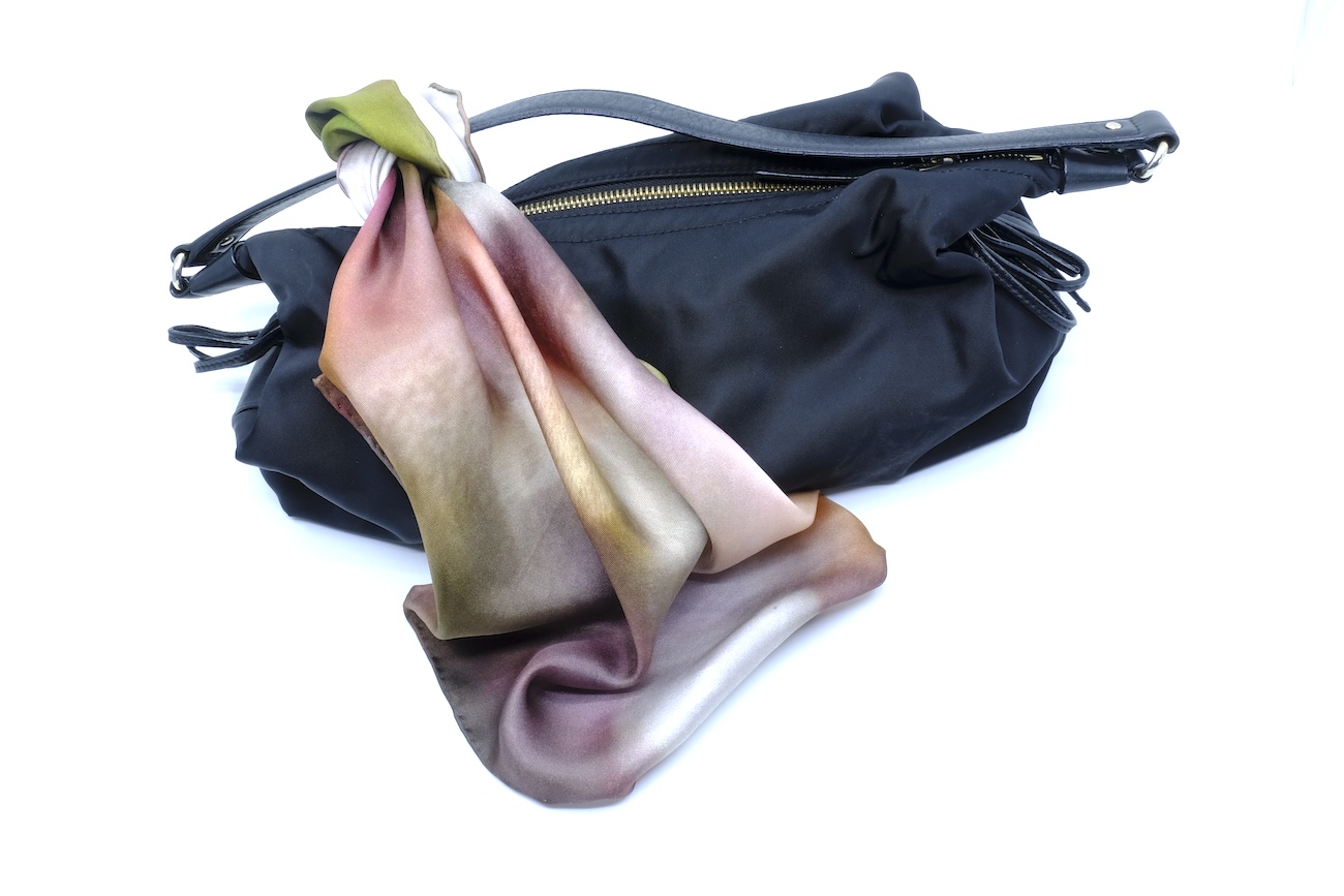 SILK TWILL MINI SCARF: Koala and Joey