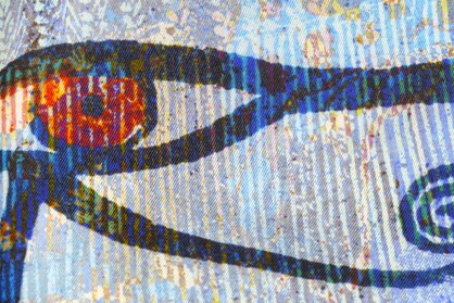 SILK TWILL MINI SCARF: Eye of Horus