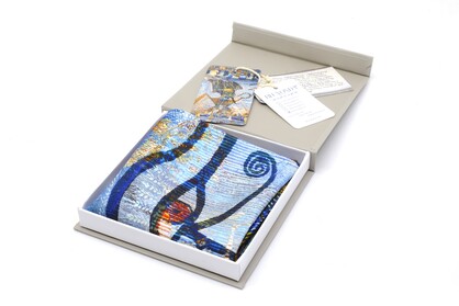 SILK TWILL MINI SCARF: Eye of Horus