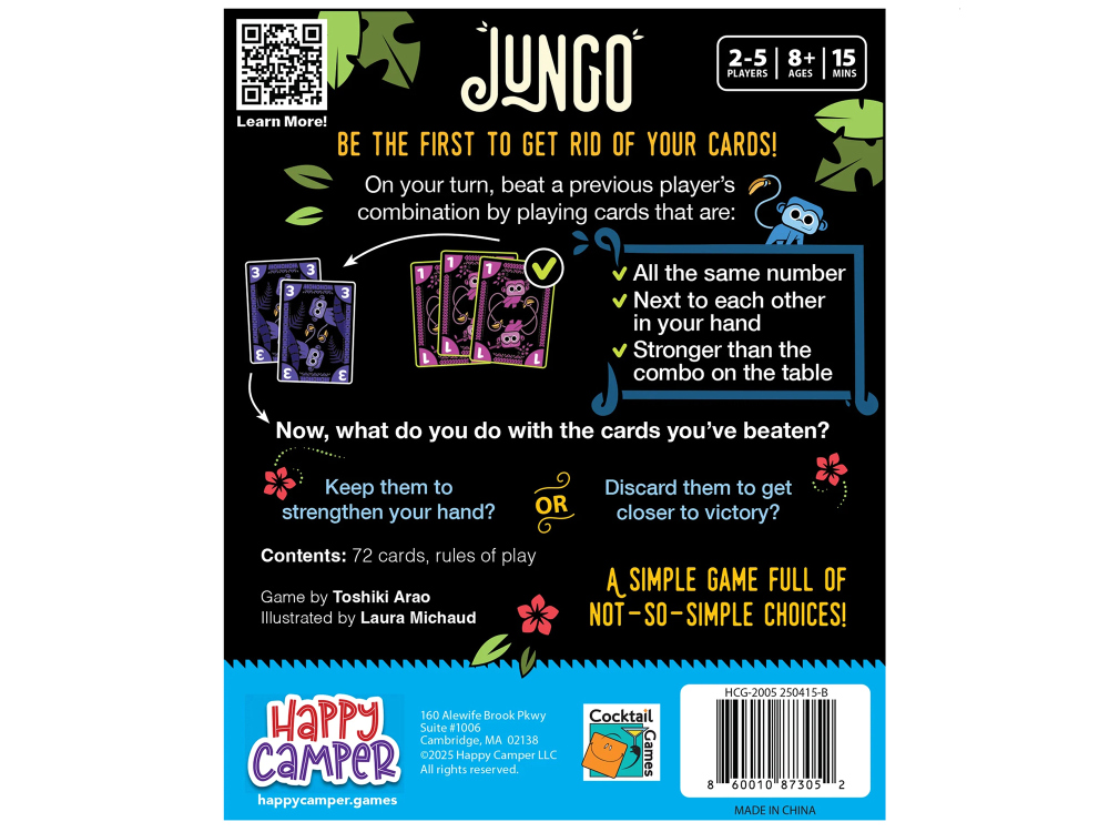 JUNGO Not-So-Simple Choices Card Game