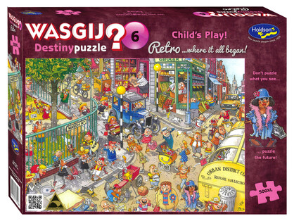 WASGIJ? RETRO DESTINY #6 500 XL SIZED PIECES JIGSAW PUZZLE