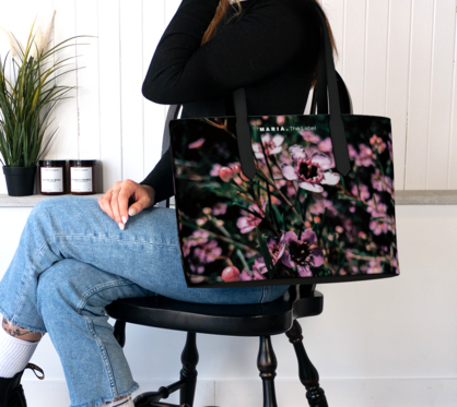 Vegan Leather Shopper Tote Bag Little Darling