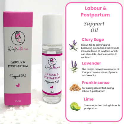 Clary Sage Labour & Postpartum Recovery Oil Roller 10ml