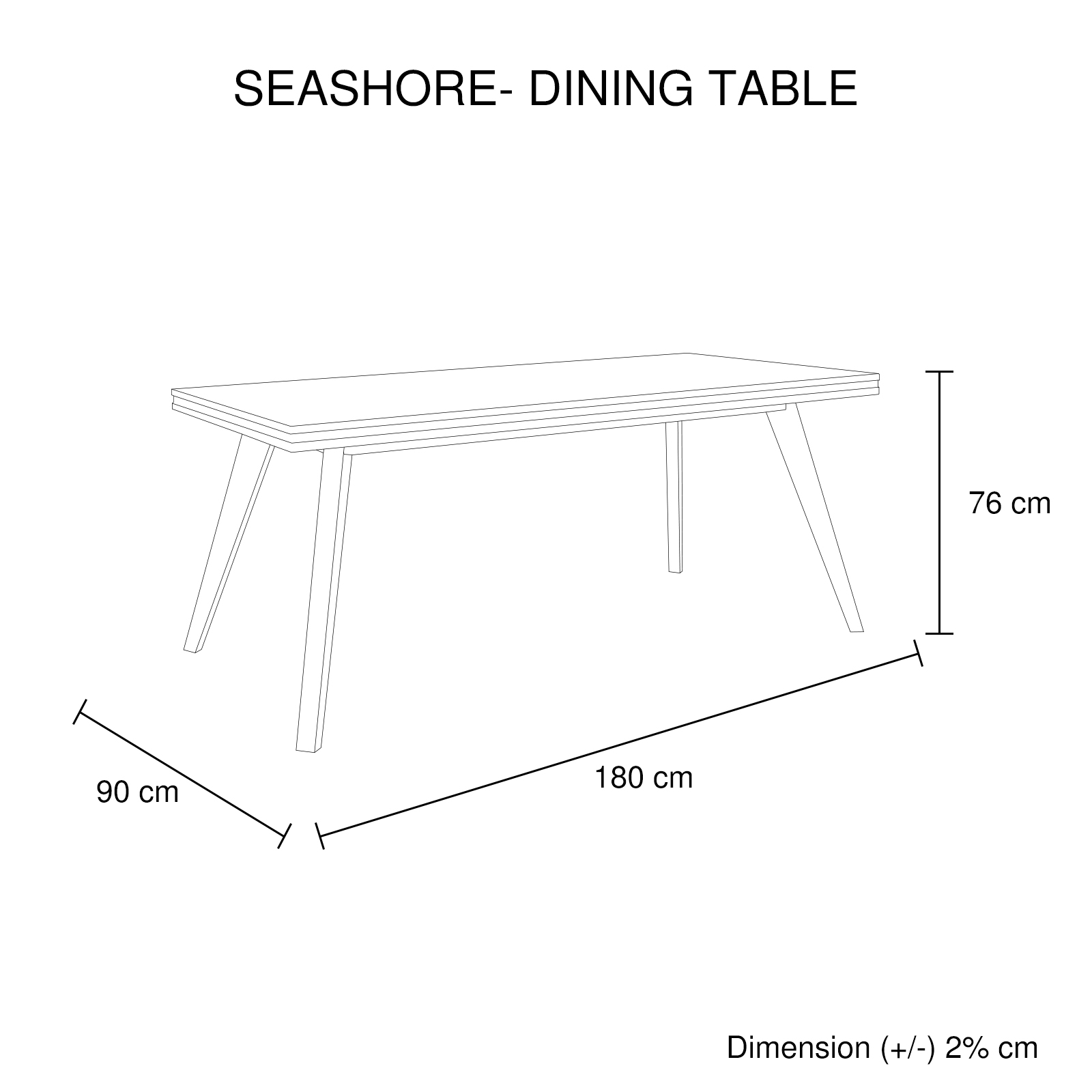 7 Pieces Dining Suite 180cm Medium Size Dining Table & 6X Chairs in Solid Acacia Wooden Frame in Silver Brush Colour