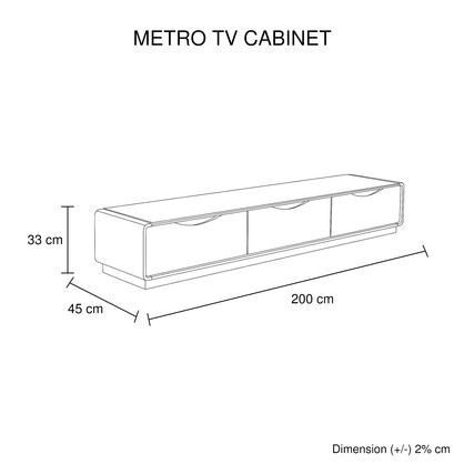 TV Cabinet with 3 Storage Drawers With High Glossy Assembled Entertainment Unit in Black & White colour