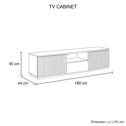 TV Cabinet MDF Board Glossy White Painting Ample Storage