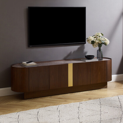 TV Cabinet MDF Board Melamine Interior Ample Storage