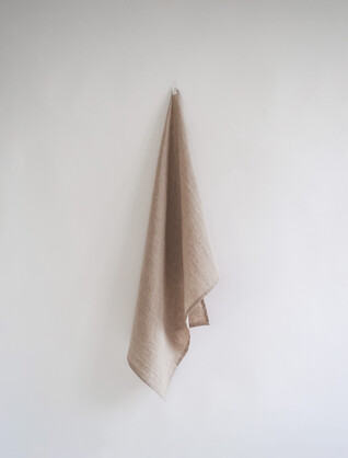 Linen Tea Towel - Oatmeal