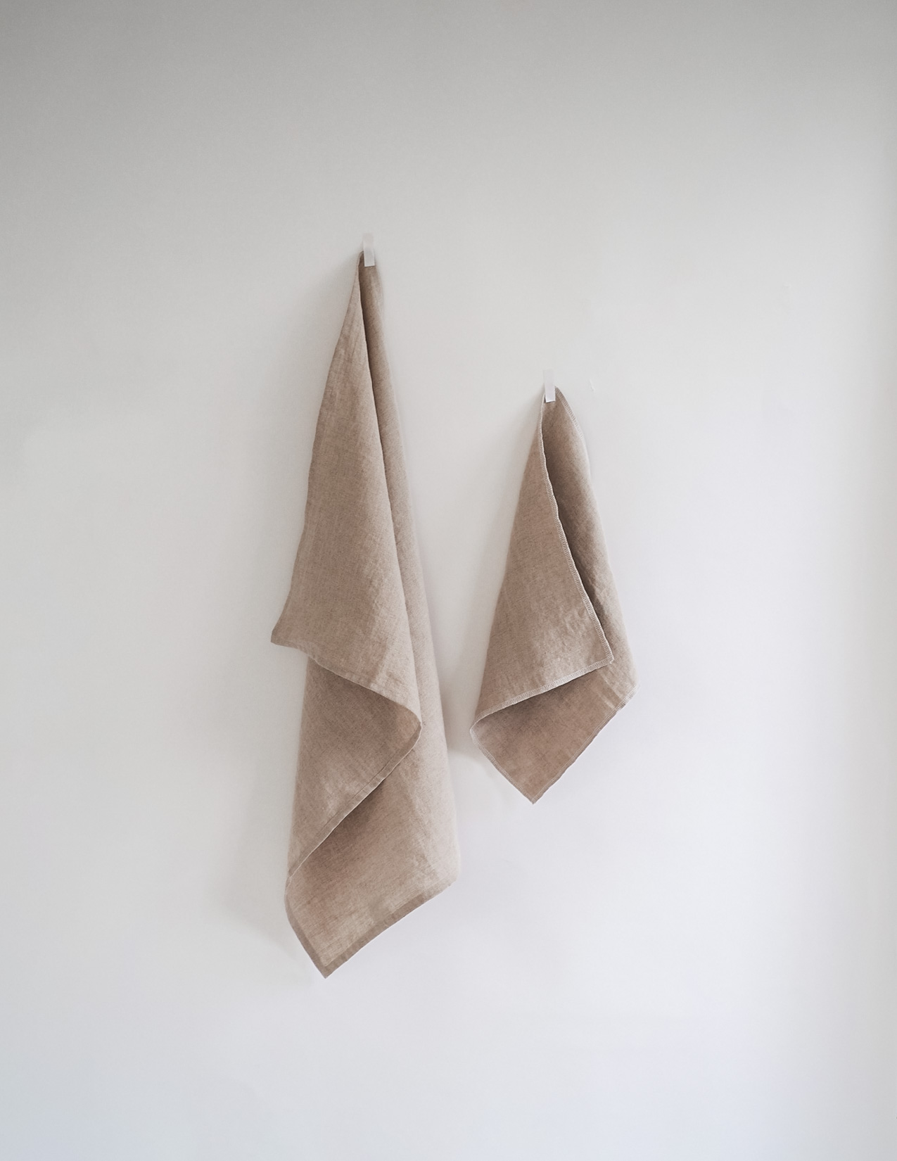 Linen Tea Towel - Oatmeal