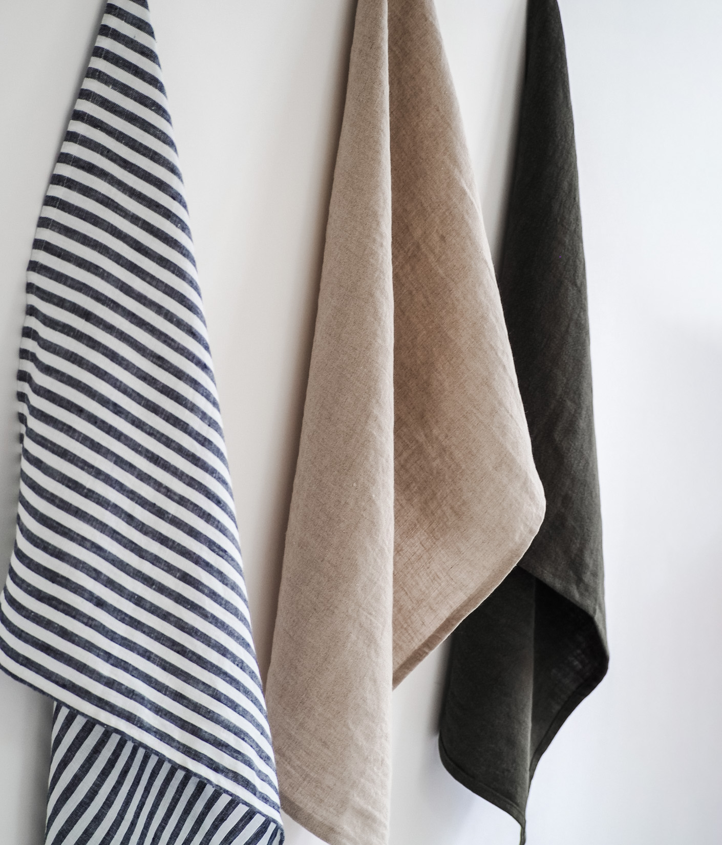 Linen Tea Towel - Oatmeal