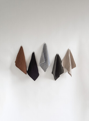 Linen Dish Cloth - Khaki