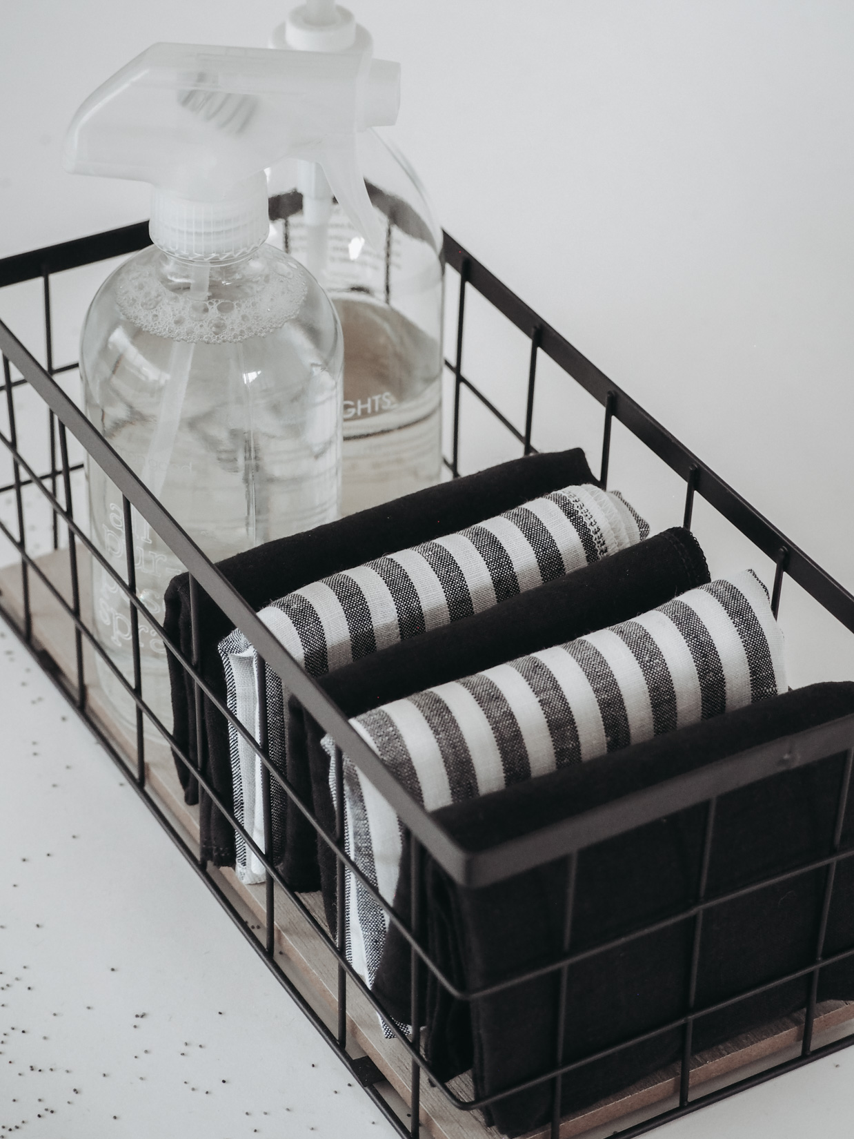 Linen Dish Cloth - Ebony