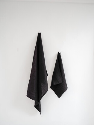 Linen Dish Cloth - Ebony