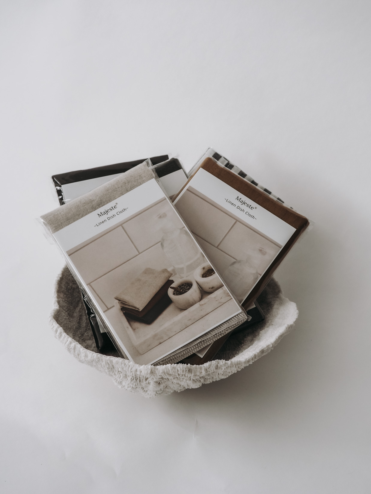 Linen Dish Cloth - Ebony