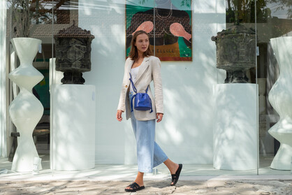 Mini Bucket Bag - Colbalt