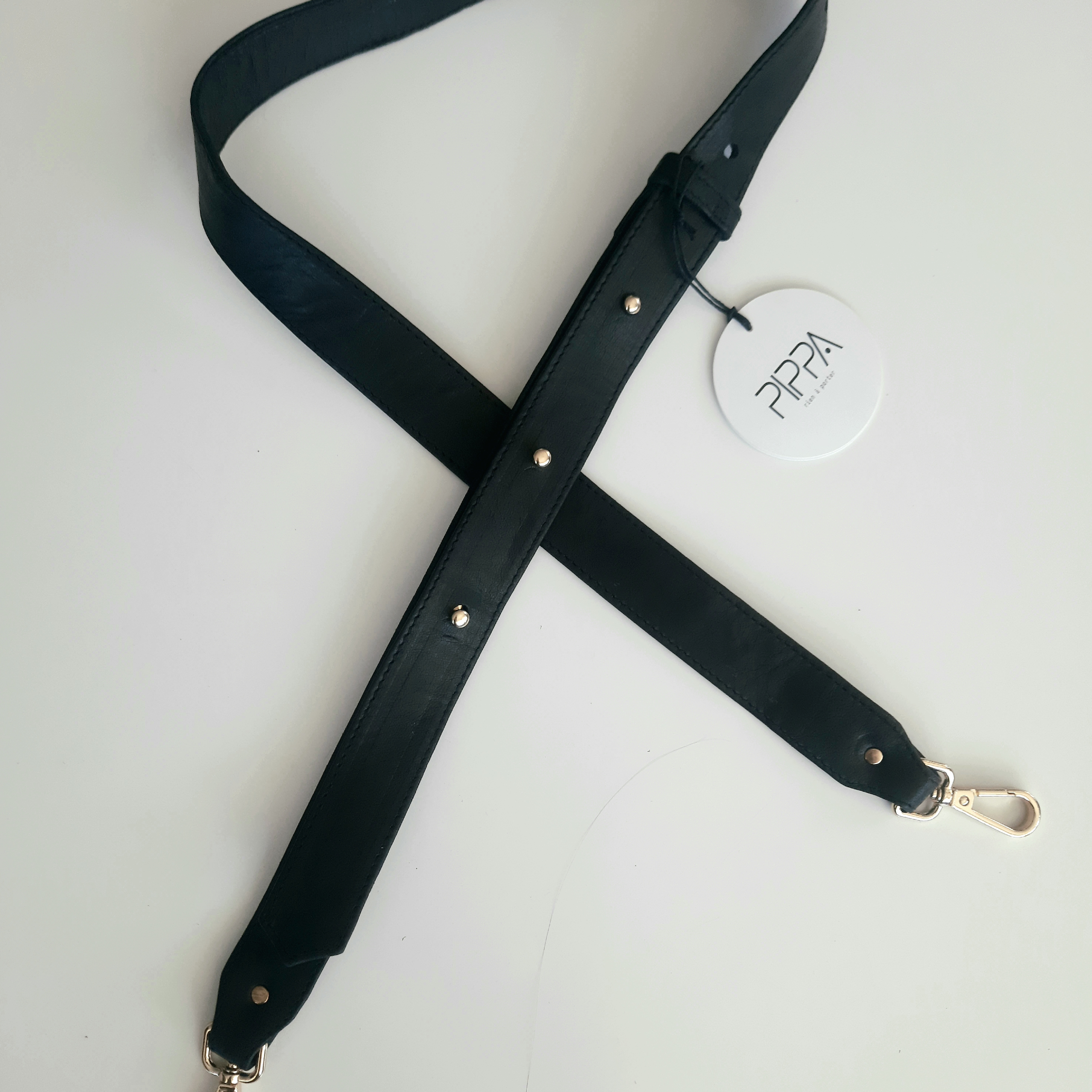 Saddle Bag - Tan - full leather strap