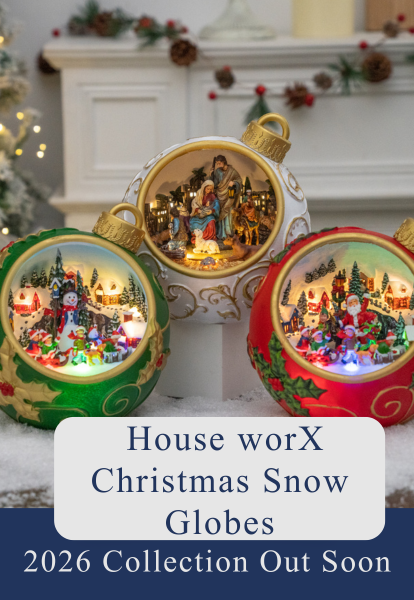 House worX - Christmas Snow Globe Collection - Christmas 2026 Collection