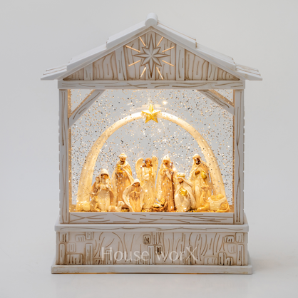 Manger - Classic Snow Globe