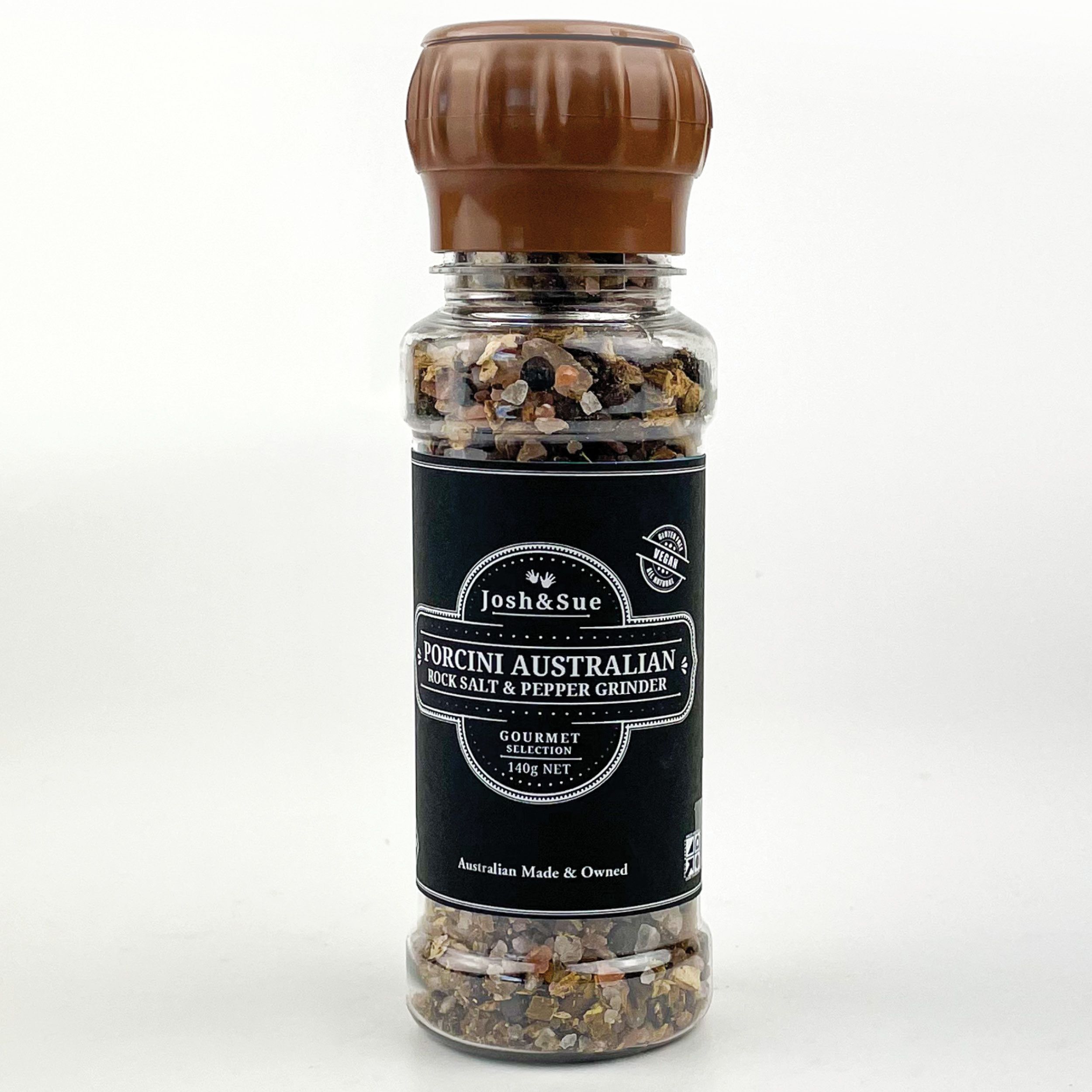 Josh&Sue Porcini Australian Rock Salt Grinder