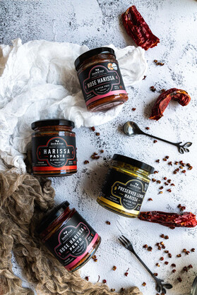 Josh&Sue Rose Harissa PESTO – Gluten Free, Vegan