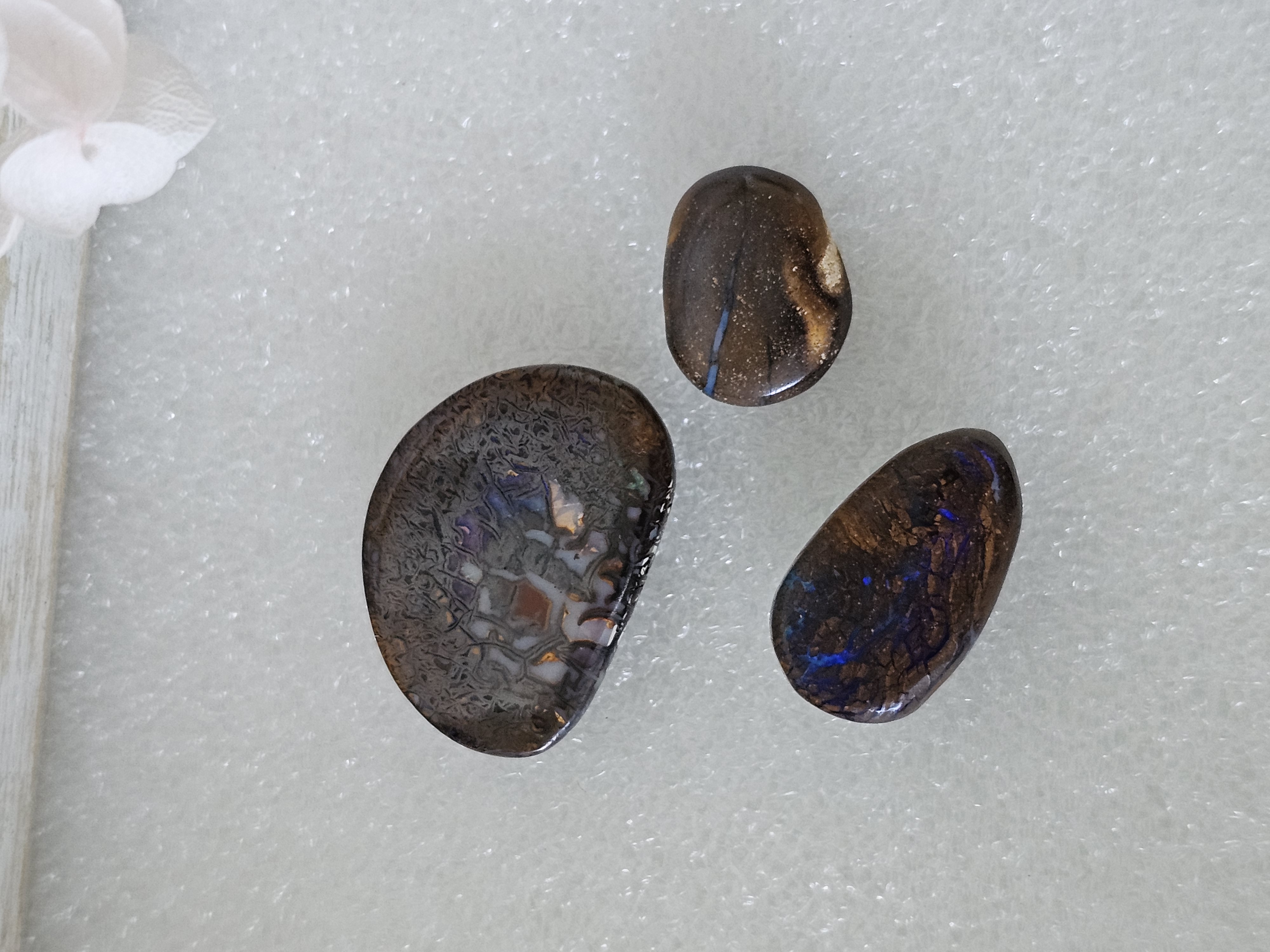 3 x Australian Boulder Opal
