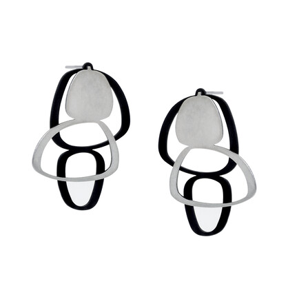 X2 Boulder Stud Earrings