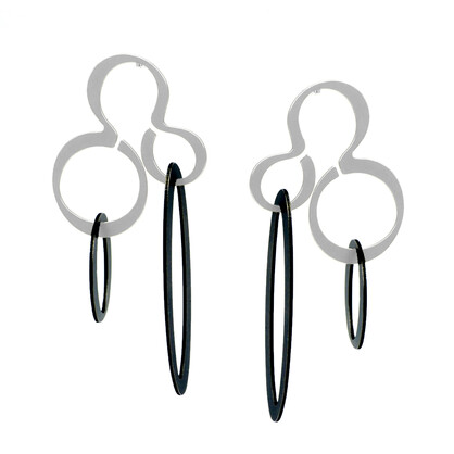 X2 Hang Stud Earrings