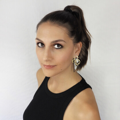 X2 Hang Stud Earrings