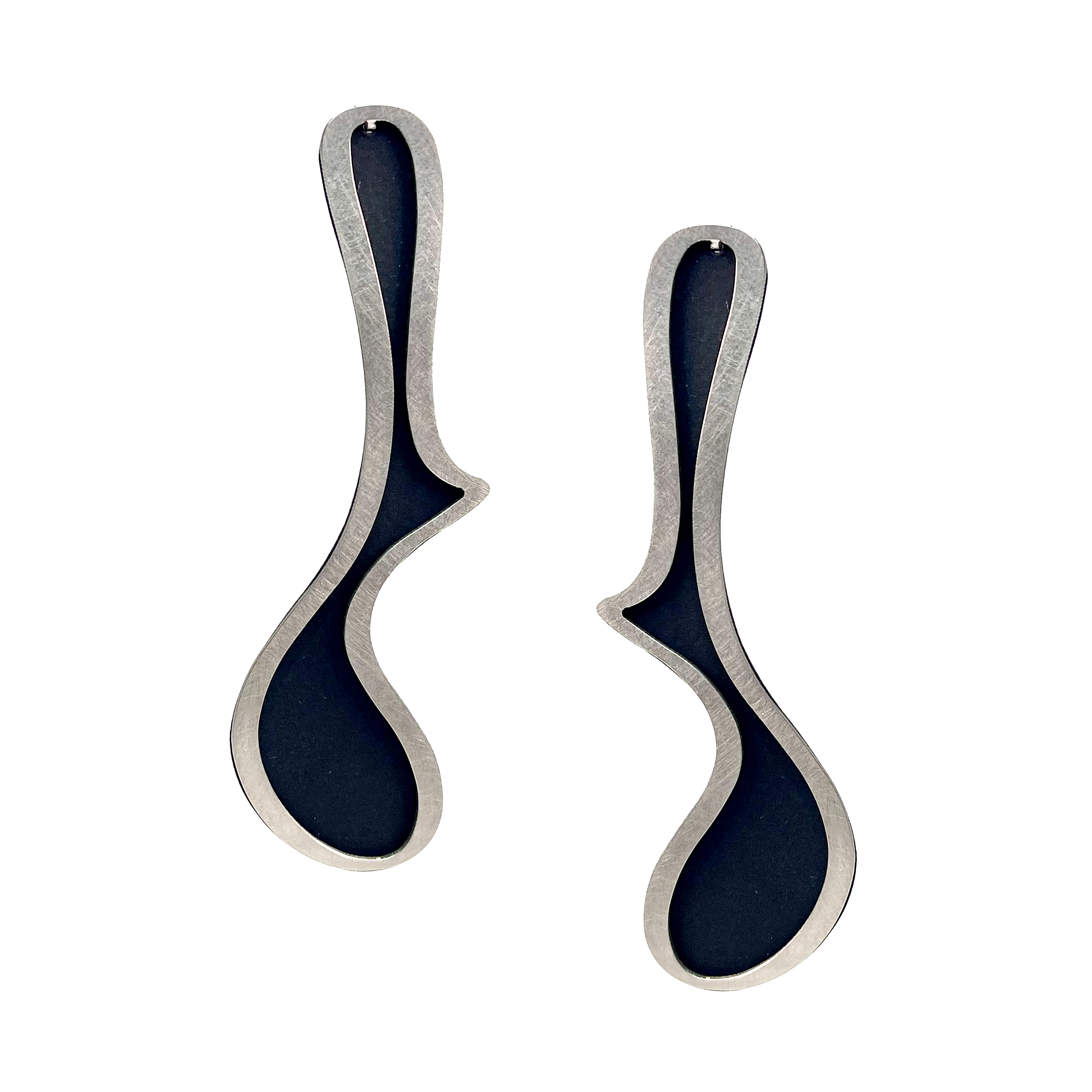 X2 Meander Stud Earrings