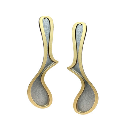 X2 Meander Stud Earrings