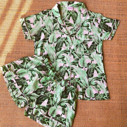 Palm Leaf Pyjama Set