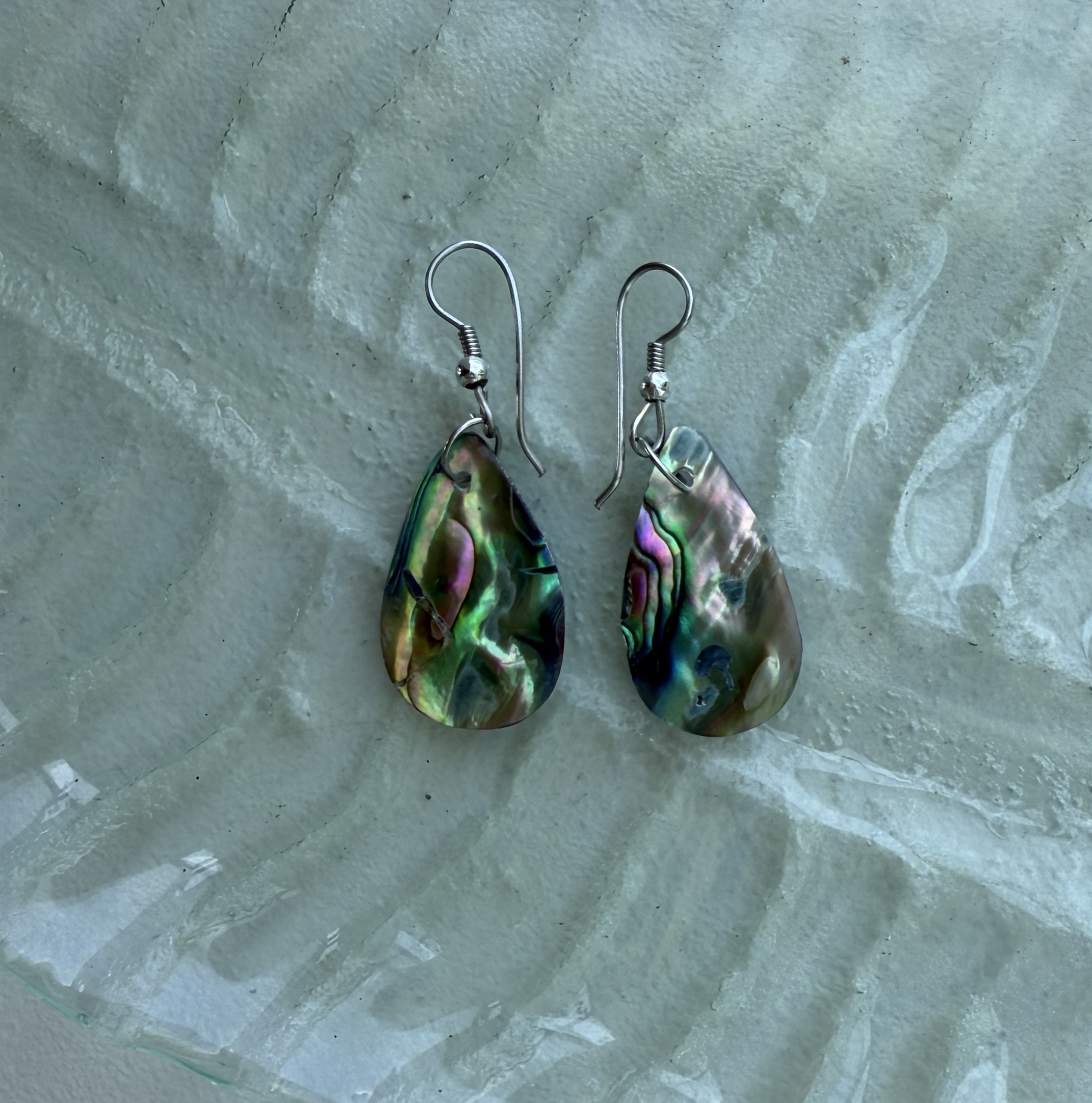 Paua shell  teardrop