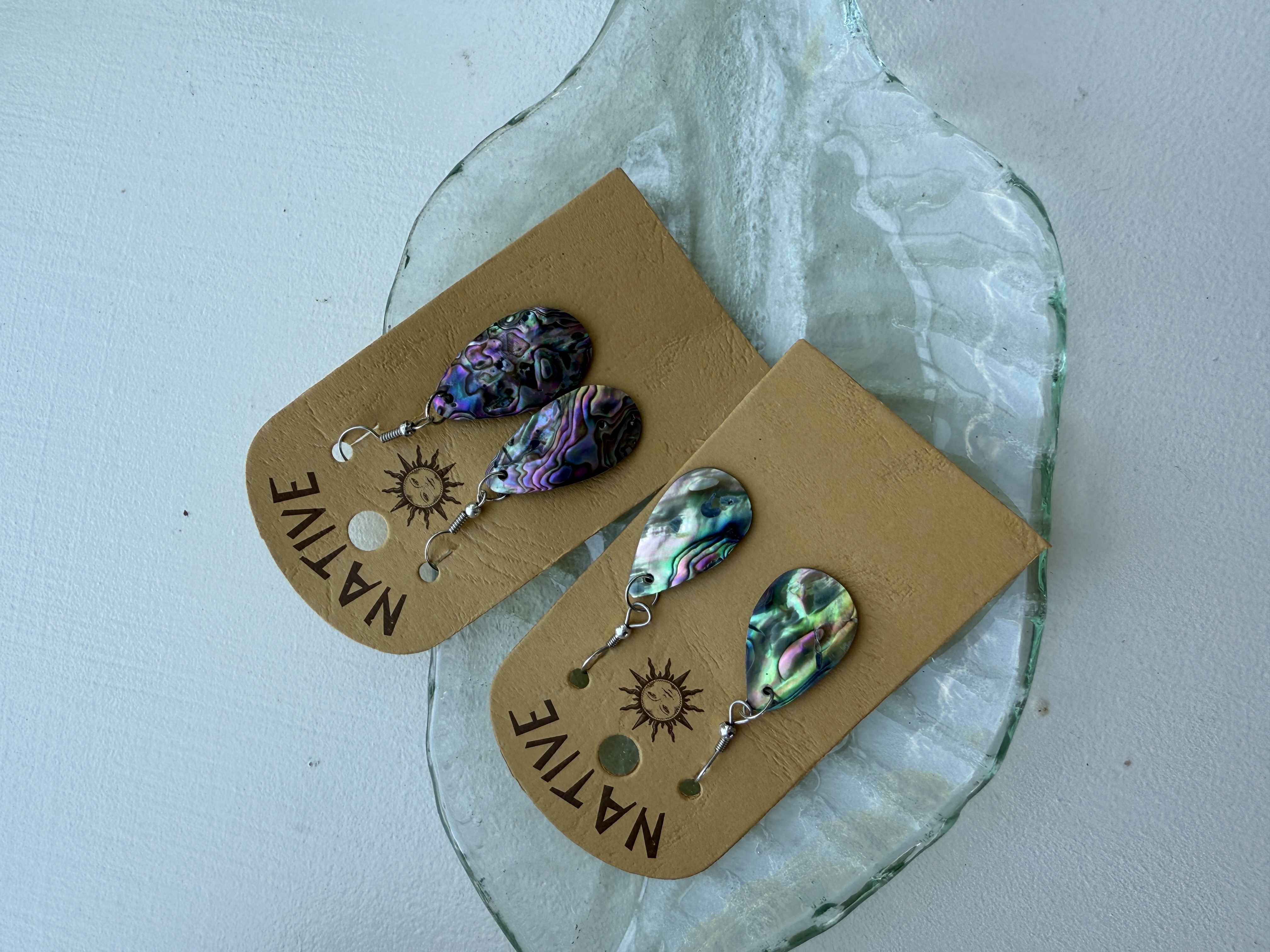 Paua shell  teardrop