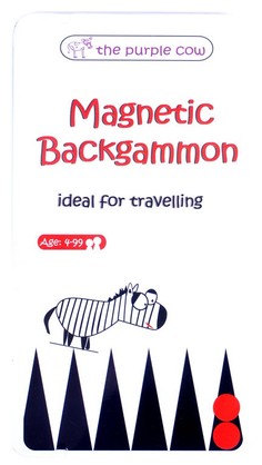 Travel Game Tin Backgammon