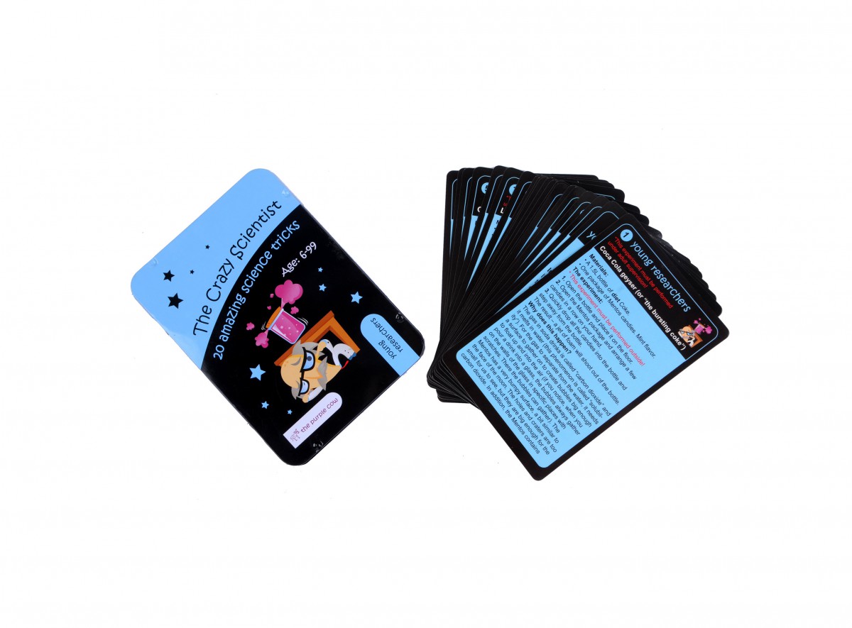 Crazy Scientist 4 tin boxed activity set Young Researchers