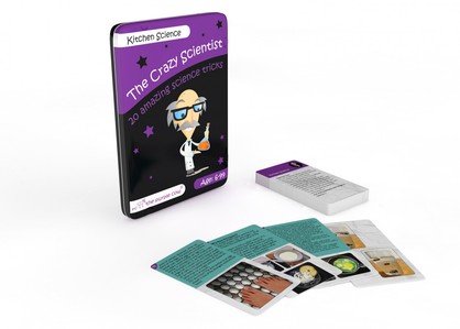 Crazy Scientist Kitchen Science Activity Cards, 20 Experiments