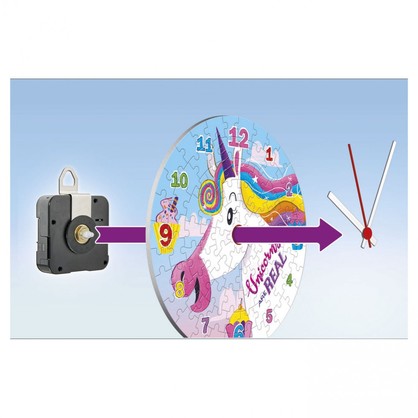 Unicorn Clock Puzzle, 96pcs