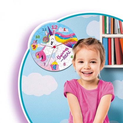 Unicorn Clock Puzzle, 96pcs