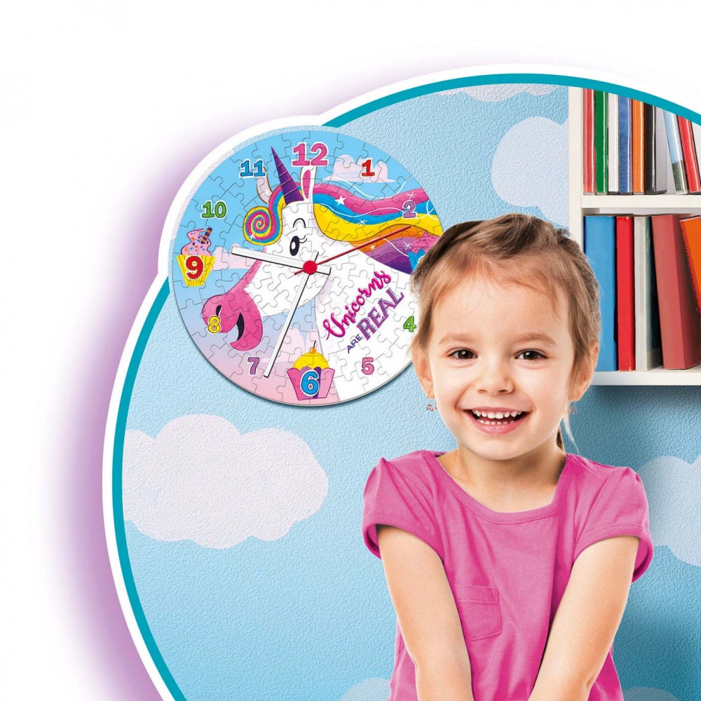 Unicorn Clock Puzzle, 96pcs