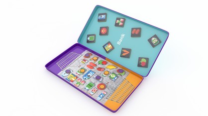 Travel Game Tin Let's Go Shopping! Lotto Game