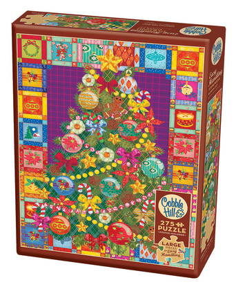 Christmas Tree Quilt, 275pc Easy Handling Puzzle