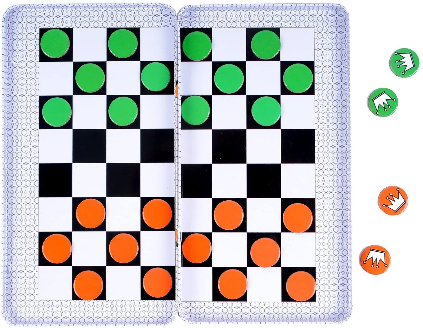 Travel Game Tin Checkers