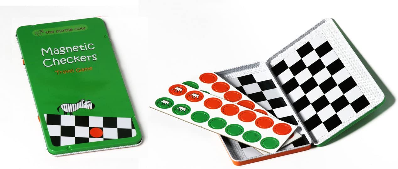 Travel Game Tin Checkers