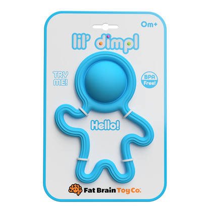 Lil Dimpl Assorted case of 12, 4 colours, Blue, Green, Pink, Orange
