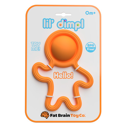 Lil Dimpl Assorted case of 12, 4 colours, Blue, Green, Pink, Orange