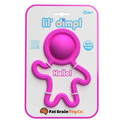 Lil Dimpl Assorted case of 12, 4 colours, Blue, Green, Pink, Orange