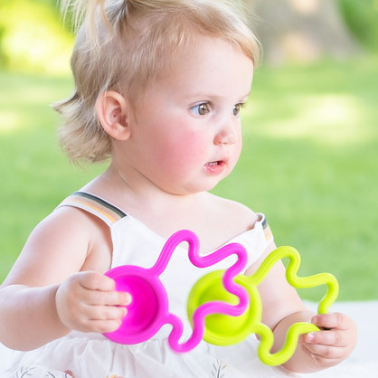 Lil Dimpl Assorted case of 12, 4 colours, Blue, Green, Pink, Orange