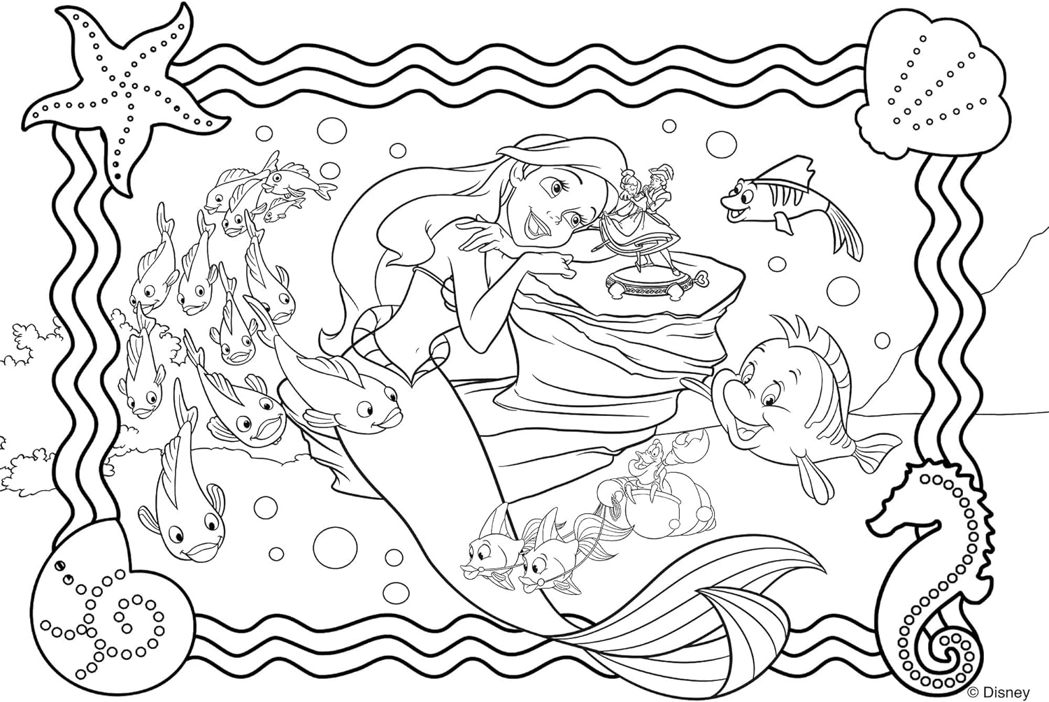 Disney Puzzle - Double sided Plus, 250pc ARIEL