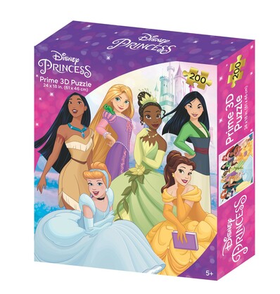 Disney Princess, Disney, 200pc, Lenticular Puzzle