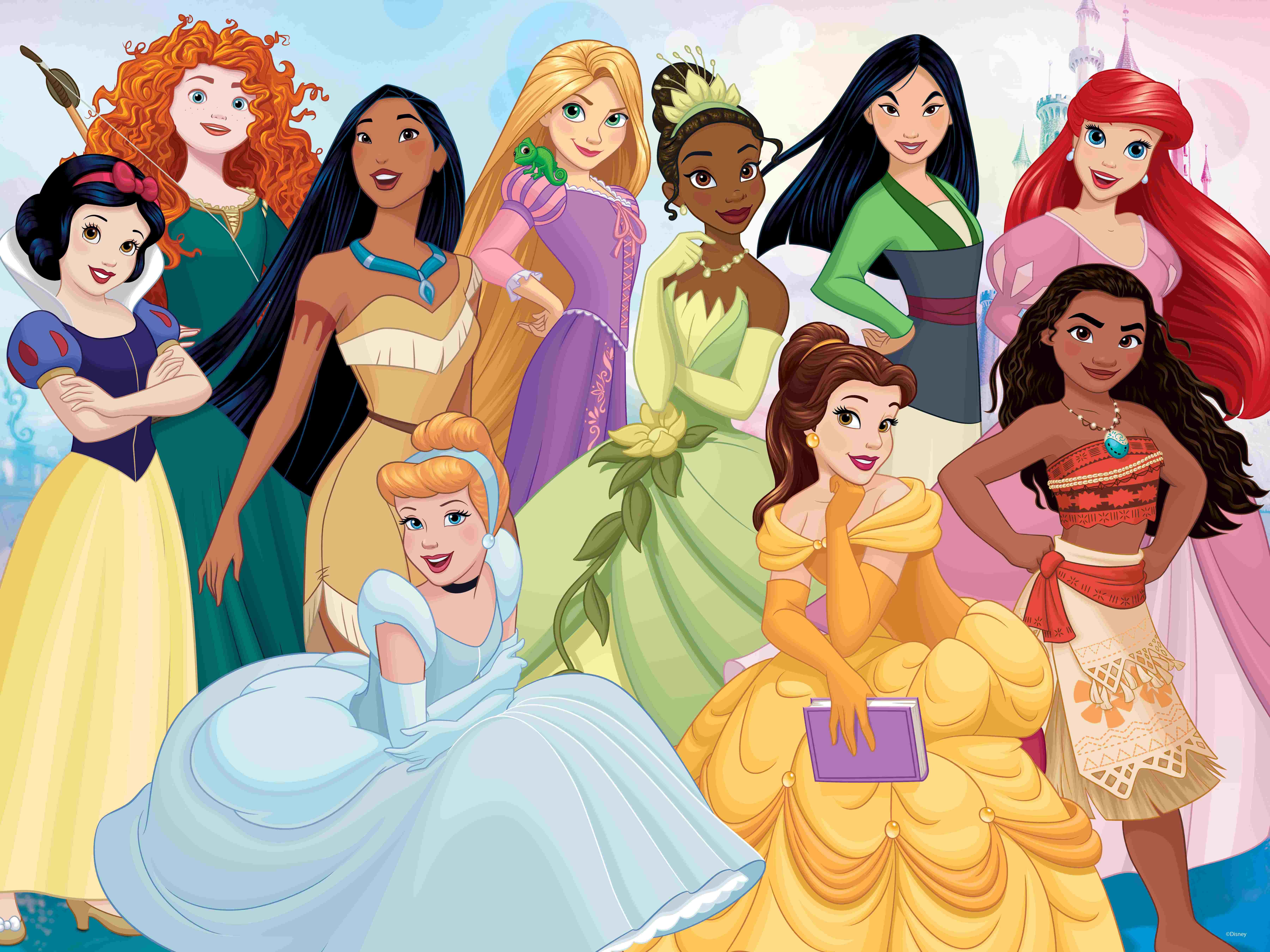 Disney Princess, Disney, 200pc, Lenticular Puzzle